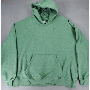 GYMSHARK Rest Day Sweats Hoodie Women's Sz‎ XXL Green OVERSIZED Workout Heather